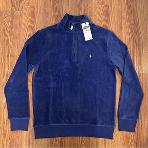 Polo Ralph Lauren Boys' Knit Corduroy Quarter Zip, Size L (14-16)